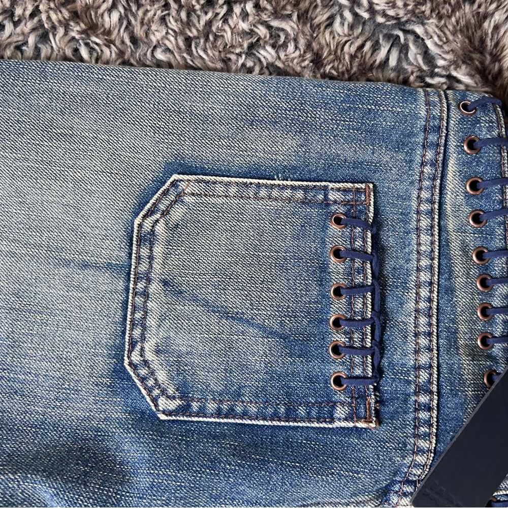 Jaded London Light Blue Straight Leg Jeans - Picture 8 of 9